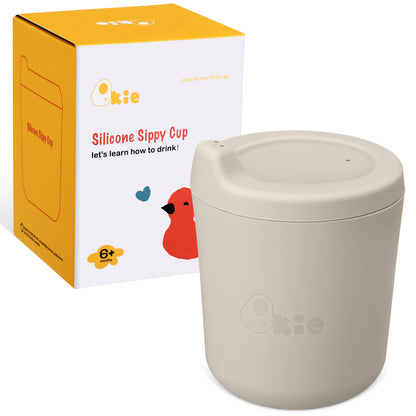 Baby Sippy Cups Toddler Water Cup 100% Food Grade Silicone Non Spill  Drinking Training Cup for Children